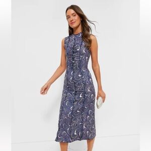 Sea New York Navy Amara Marble Dress